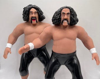 The Wild Samoans Afa & Sika WWF Ljn Inspired XOX Custom Rubber Full Size 8" Figures Ready to Paint or Painted