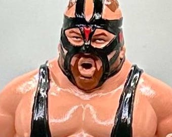 Figurine en caoutchouc personnalisée de type XOX de Big Van Vader WCW LJN inspiré de 20 cm, prête à peindre ou peinte