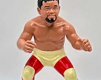 Little Tokyo WWF LJN Inspired XOX Custom Rubber Type Ljn Scale "Little Person"  5" Figure Ready to Paint or Painted