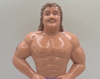 Rick Rude WWF LJN Inspired XOX Custom Rubber Type Full Size 8" Figure Ready to Paint or Painted