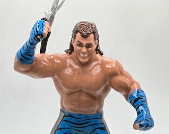 Brutus the Barber Beefcake w/ Sheers WWF LJN Inspired XOX Custom Rubber Type Full Size 8" Figure Ready to Paint or Painted