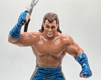 Brutus the Barber Beefcake w/ Sheers WWF LJN Inspired XOX Custom Rubber Type Full Size 8" Figure Ready to Paint or Painted