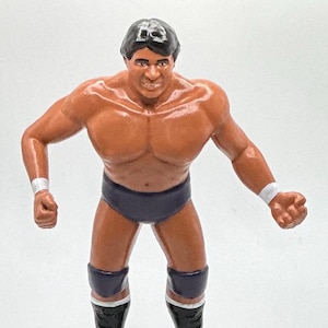 Tito Santana WWF LJN Inspirado XOX Cartão Personalizado Verso de Borracha Tipo Figura em Tamanho Real Pronto para Pintar ou Pintado