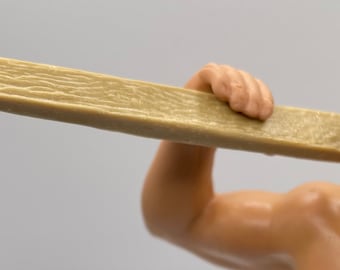 Custom 2X4 Hacksaw Jim Duggan Accessory WWF LJN XOX Custom Replacement Weapon