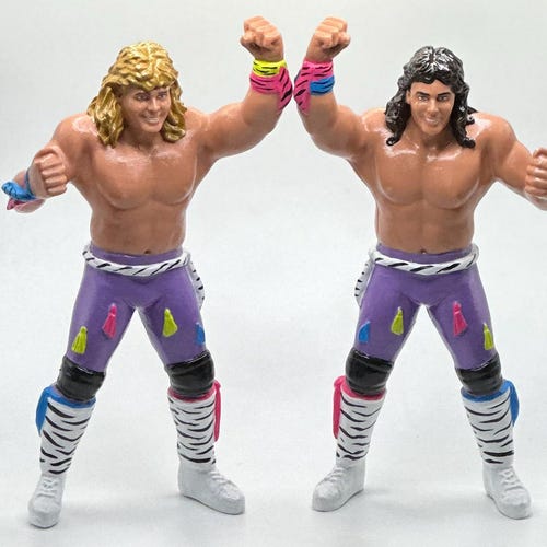 The Rockers Shawn Michaels & Marty Jannetty WWF Ljn Inspired XOX
