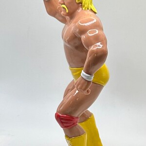 Hulk Hogan (V2) No shirt WWF LJN Inspired XOX Custom Rubber Type Full Size 8" Figure Ready to Paint or Painted image 4