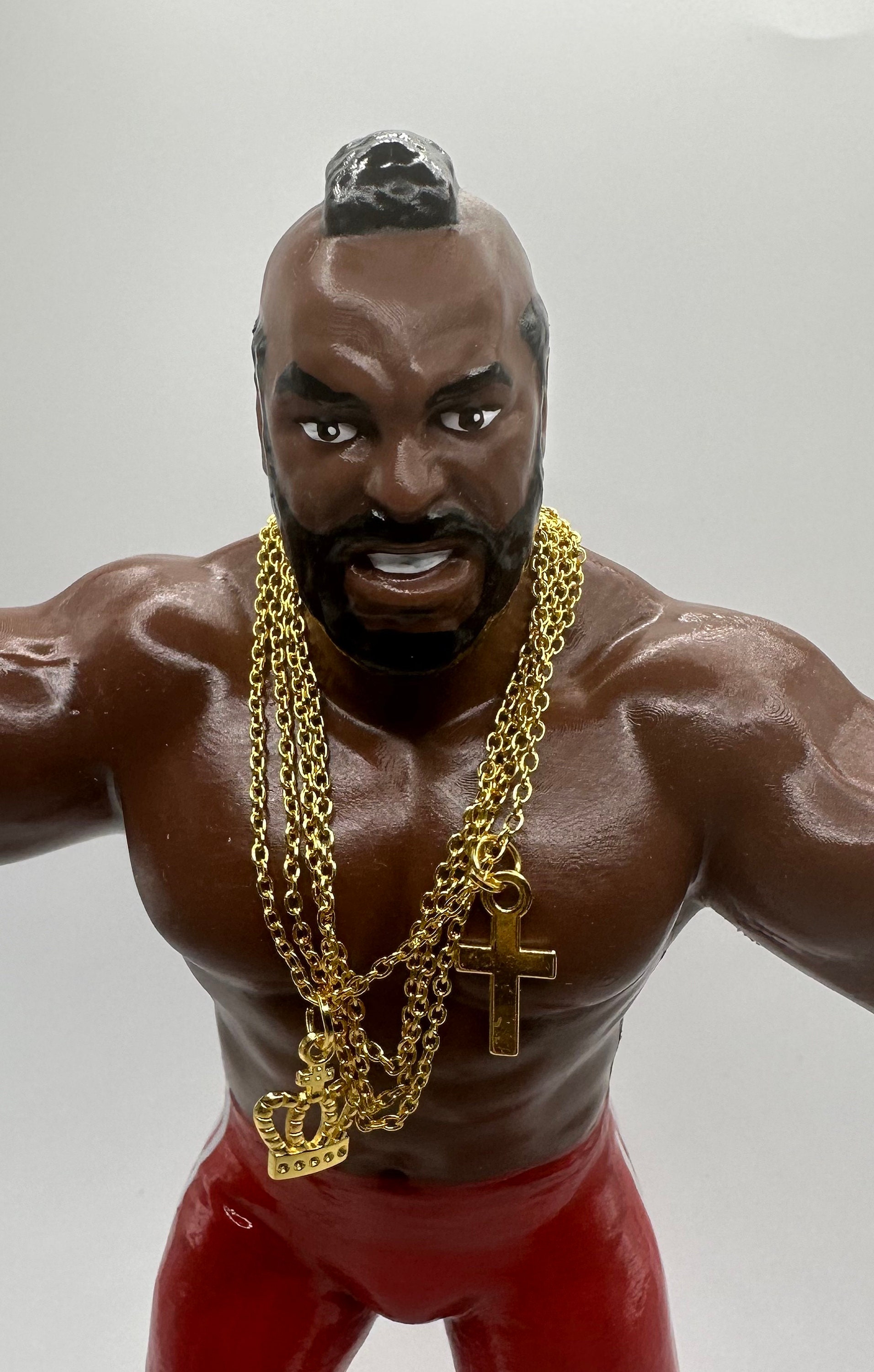 Mr. T Wrestlemania WWF LJN Inspired XOX Custom Rubber Type Full