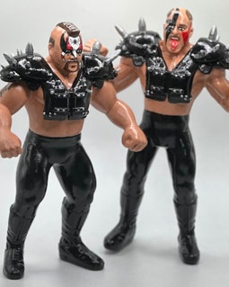 The Road Warriors Animal & Hawk W/ Pads LOD WWF Ljn Inspired XOX