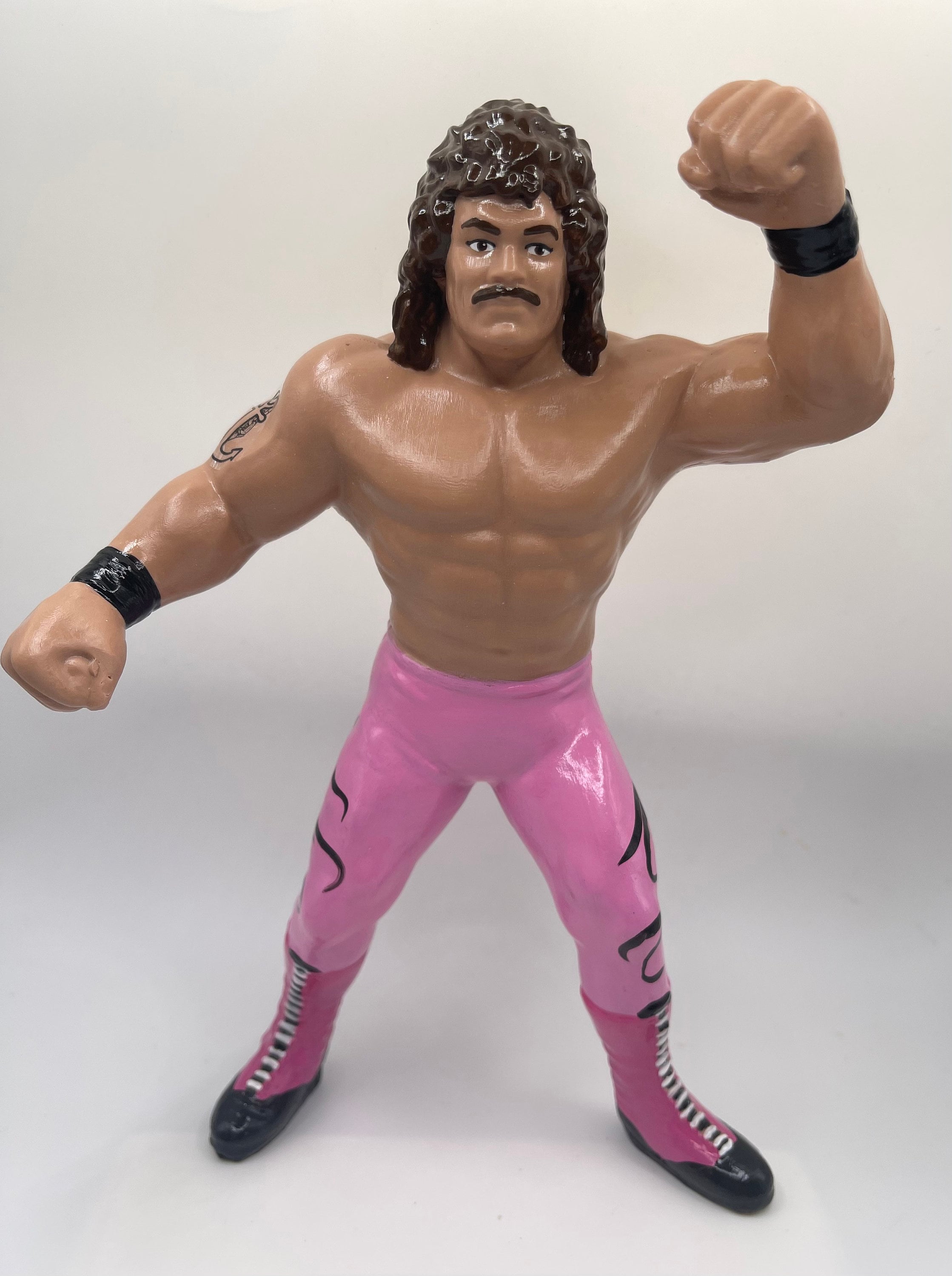 Rick Rude (V2) WWF LJN Inspired XOX Custom Rubber Type Full Size 8