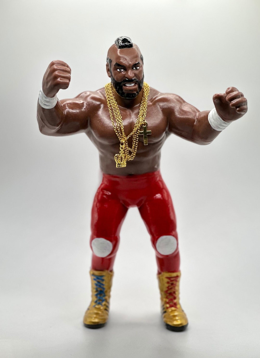 Mr. T Wrestlemania WWF LJN Inspired XOX Custom Rubber Type Full Size 8