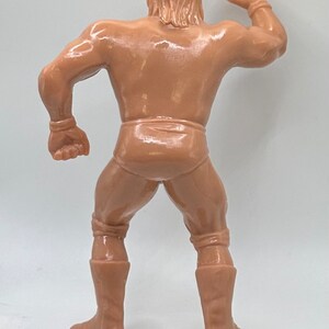 Hulk Hogan (V2) No shirt WWF LJN Inspired XOX Custom Rubber Type Full Size 8" Figure Ready to Paint or Painted image 7