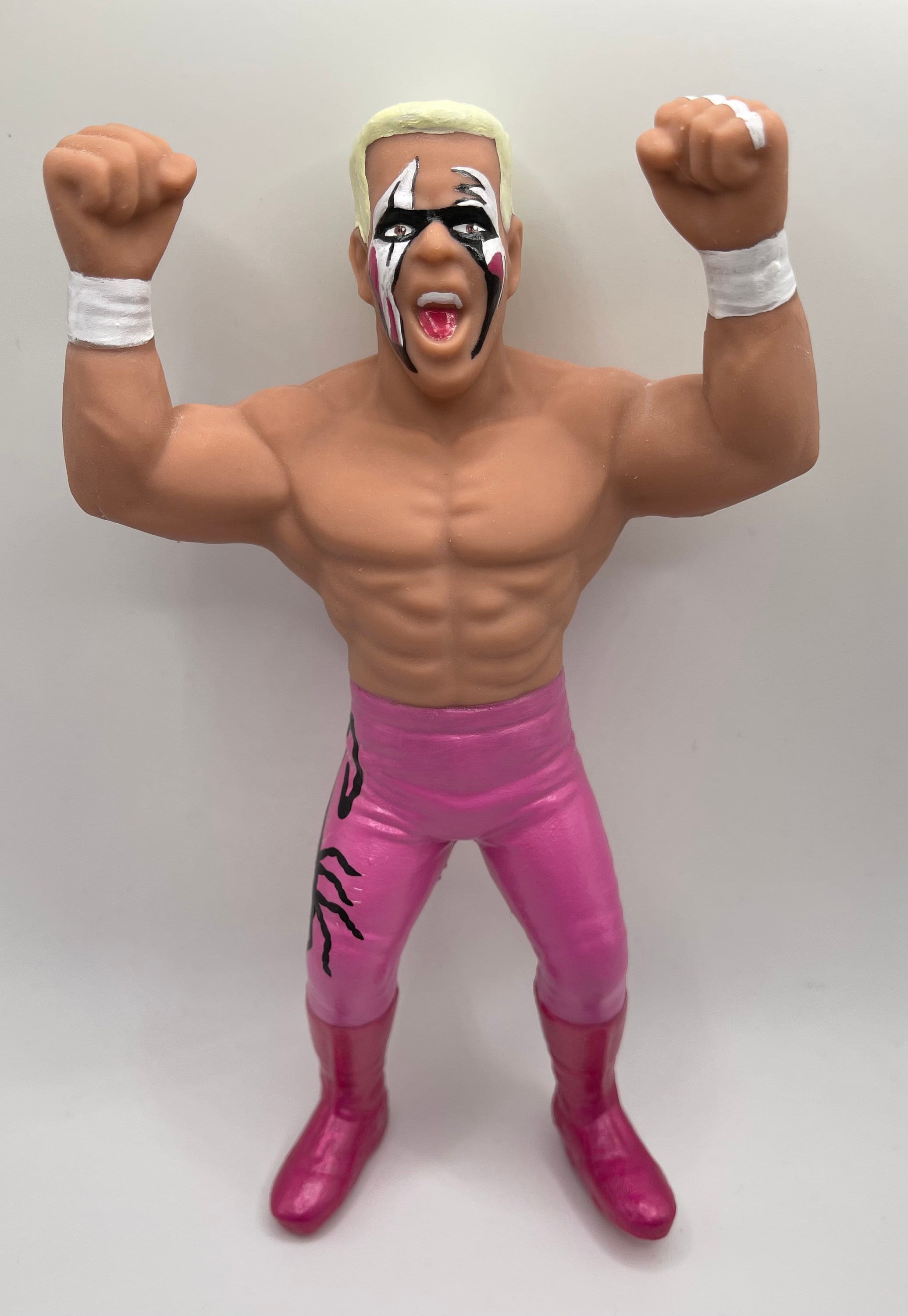 Sting WWF LJN Inspired XOX Custom Rubber Type Full Size 8 Sting WWF LJN Inspired XOX Custom Rubber Type Full Size 8