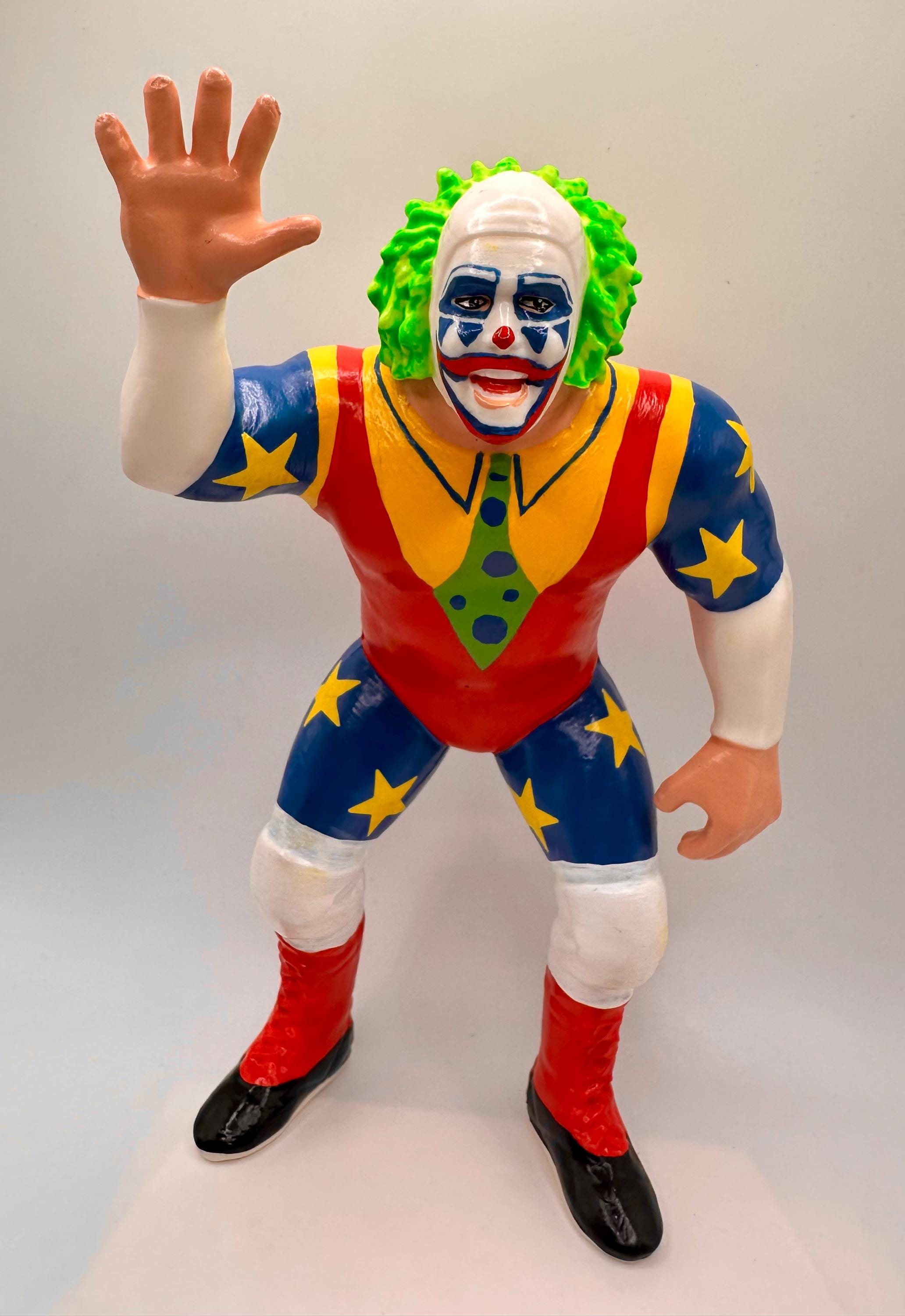 Doink the Clown WWF LJN Inspired XOX Custom Rubber Type Full Size
