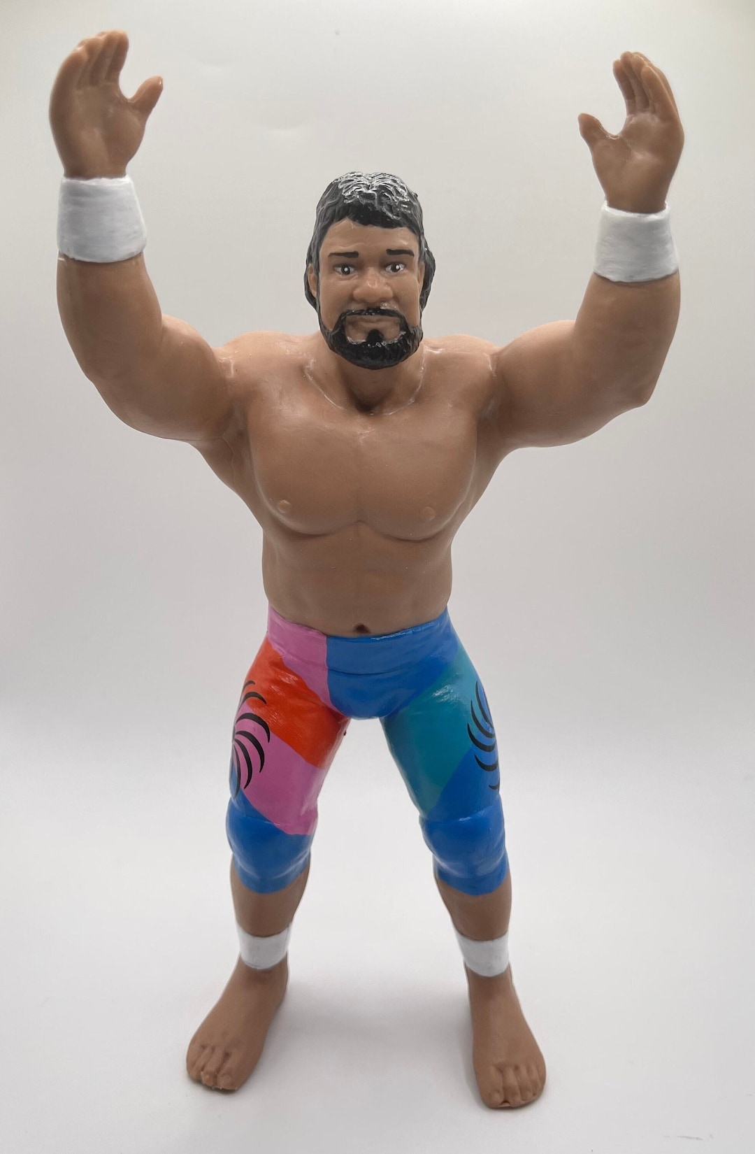 Haku WWF LJN Inspired XOX Custom Rubber Type Full Size 8