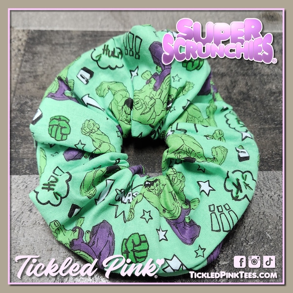 MARVEL Hulk (Green) - Super Scrunchie / Large Hair Tie