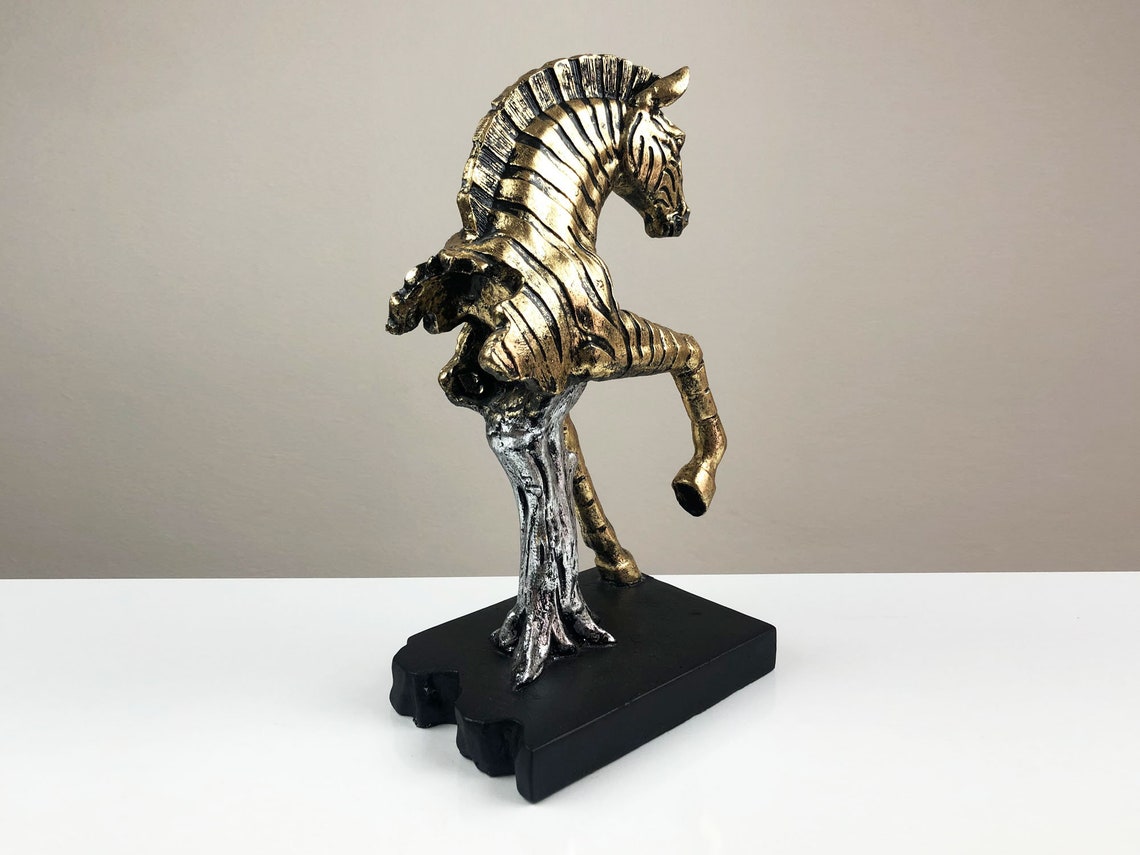 zebra figurines for home