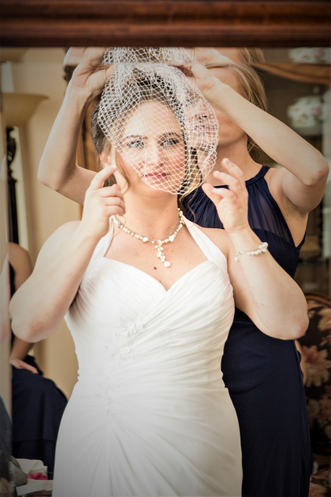 Birds Nest Bridal Veil Etsy