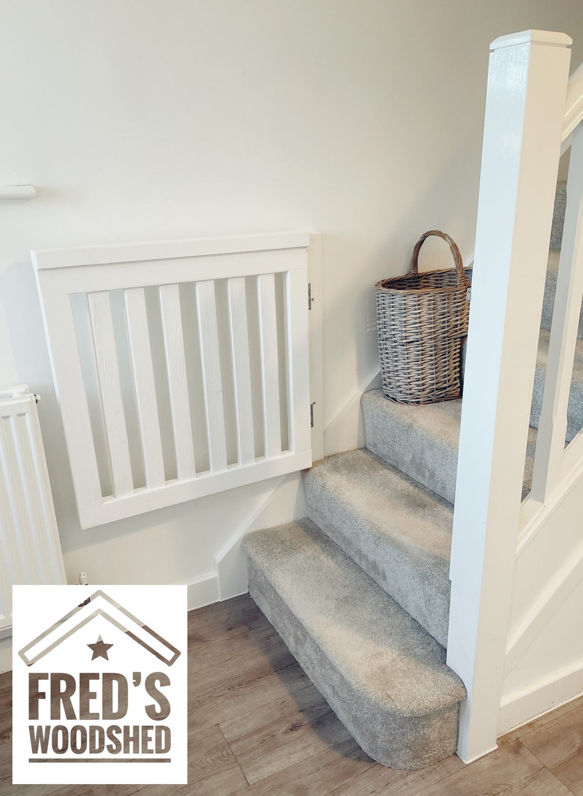 Wooden Stair Gate Etsy UK