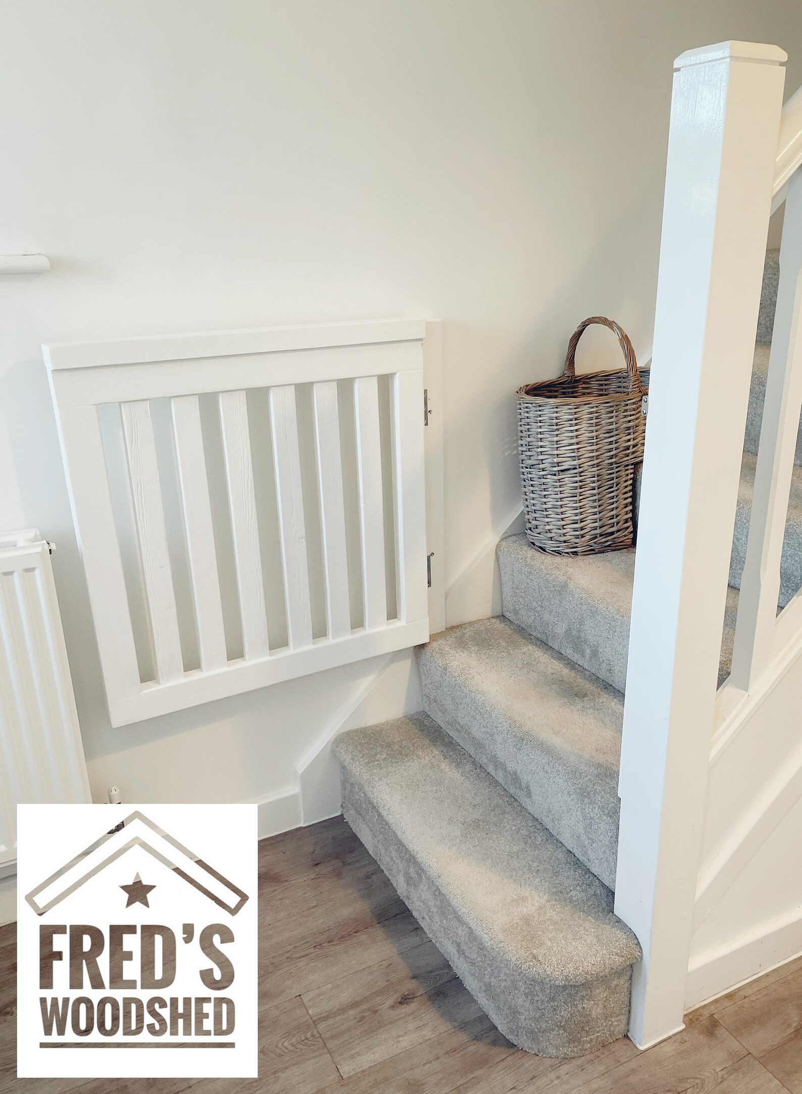 Wooden Stair Gate Etsy UK