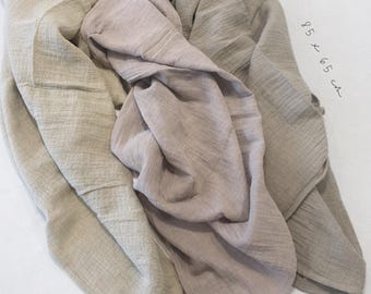 Organic Cotton Muslin Cloth Bundle. Baby Gift Set. Soft Neutral Colours