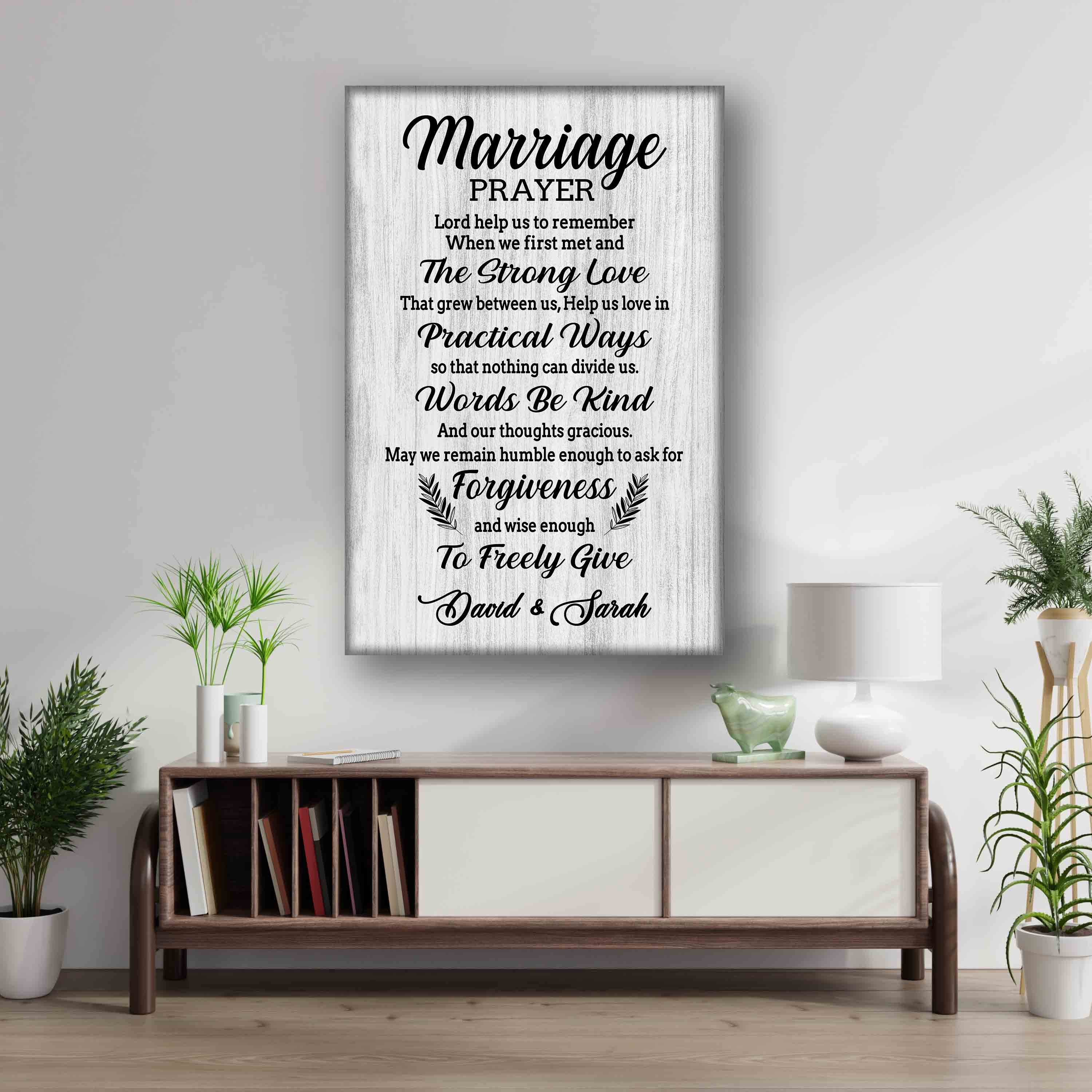 Wedding Gift for Couple Unique,marriage Prayer,personalized Wedding Gift,first  Anniversary Gift for Couple,newly Wed Gifts, Couples Portrait 