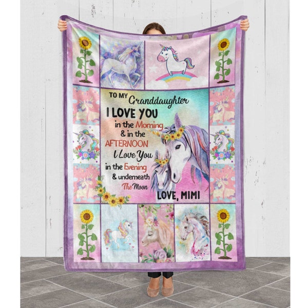 Blanket for Granddaughter From Grandma and Grandpa Etsy