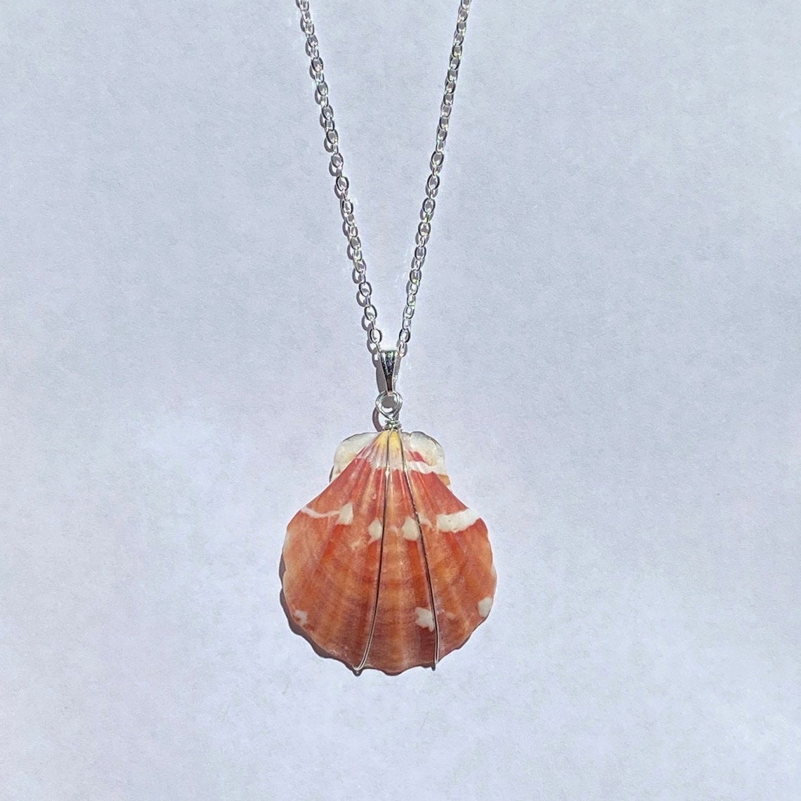 Sunrise Shell Necklace Etsy