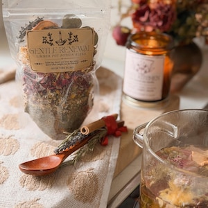 Gentle Renewal Simmer Pot Potion Herb Blend | Purification + Healing + Calm Ritual + Spell