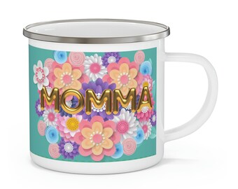 3d floral camp mug For Mom