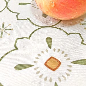 Country Custom Stain-Resistant Waterproof Tablecloth, Eco-Friendly TPU Oilcloth, Easy-Clean Vintage Spring Decor for Outdoor Patio
