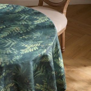 extra wide
Morris tablecloth
dark floral
custom tablecloth
wedding tablecloth
farmhouse decor
thistle print cloth
large tablecloth
rectangle tablecloth
round tablecloth
Christmas table
round oval
LinenTextured fabric