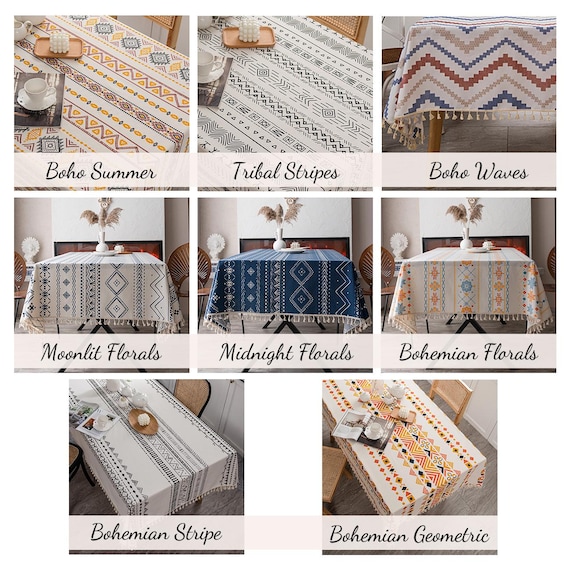 ShopINess Nappe Cirée Imperméable Et Résistante Aux Taches Nappe