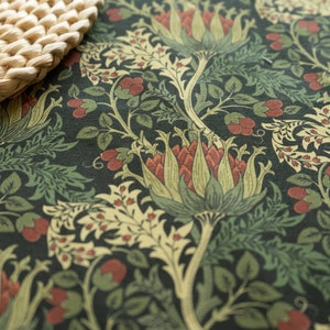 Tovaglia in cotone su misura, copritavolo quadrato, rotondo o rettangolare, cardo scozzese di William Morris, regali per la festa della mamma