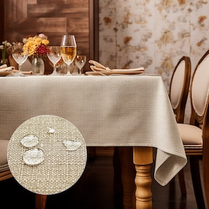 Christmas easter tablecloth,Linen Cover,Dining Table Cover,Natural Tablecloth,Solid TableclothSpill Proof Linen,Wrinkle Free Linen,Housewarming Gift,Rectangle Tablecloth,Resistant Tablecloth,Wedding Linens,Plain Tablecloth,Cloth Cover
