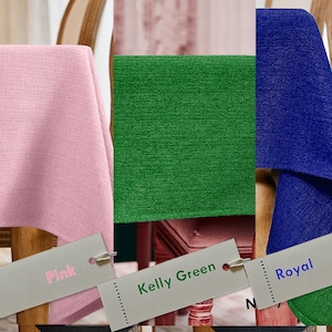 Custom Oval Oblong Round Tablecloth,Linen Spill-Proof Table Cloth,Stain Resistant,Table Cover 
Mothersday gift,Great Grandma Gift, Christmas Gift, Birthday party celebration,red, green,blue Tablecloth,teal black,beige Tablecloth, purpl pink,placemats