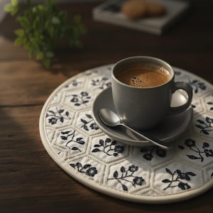 May include: A white ceramic mug with a black handle and the text "But First, Coffee" in a black, handwritten-style font. The mug is on a white surface.