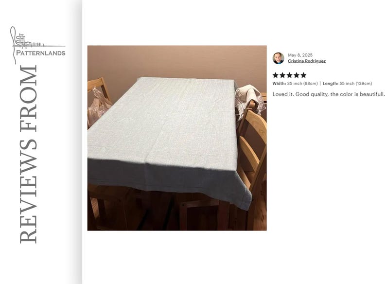 Mother's Day for Gift, Linen Textured Stain-Resistant Tablecloth | Custom Size Rectangle Table Cover | Washable Fabric Table Cloth image 13