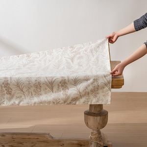 Custom Oilcloth Tablecloth - Waterproof, Stain-Resistant, Eco-Friendly TPU, Indoor/Outdoor Decor, Durable & Soft