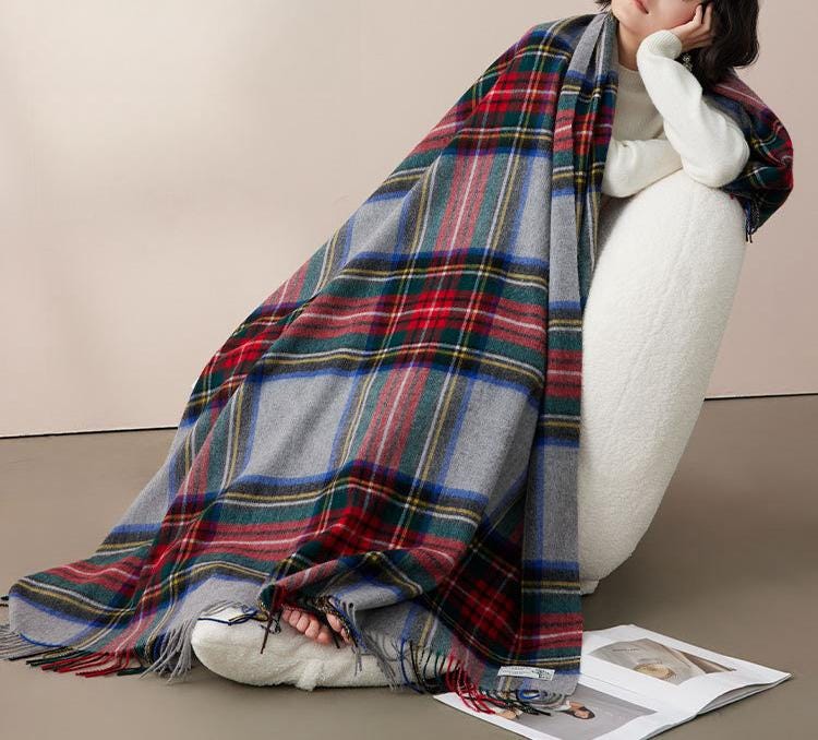 Scottish wool blanket - Etsy 日本