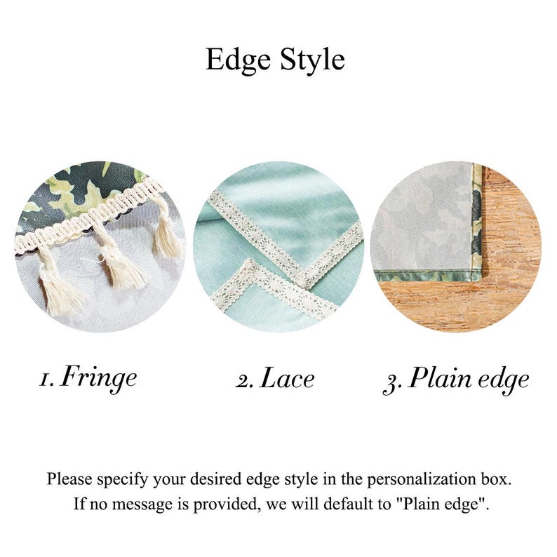 Tassel Edge Tablecloth
Waterproof Tablecloth
Stain-Resistant Tablecloth
Christmas tablecloth
Custom tablecloth
Tablecloth rectangle
Round tablecloth
Oilcloth tablecloth
Holiday tablecloth
Camper tablecloth
Outdoor tablecloth