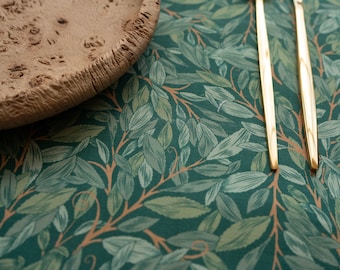 Custom Size Cotton Tablecloth, Square Round or Rectangle Table Cover, Vines and Leaves by William Morris, Table Decor, Mother&#39;s Day Gifts