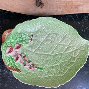 Carlton Ware Hollyhock Ring Plate, Made in England