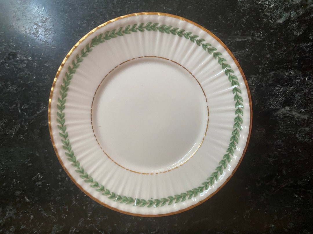 Four Limoges Saucers With Vine Detail Etsy