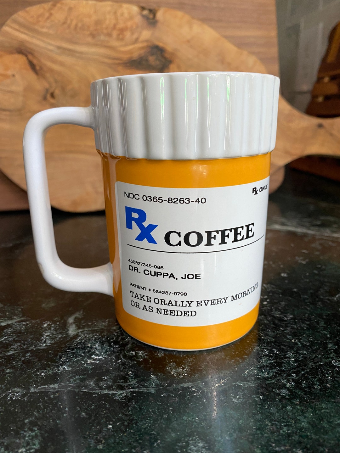 Rx Coffee Mug Prescription Coffee Mug Etsy