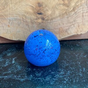 Beautiful Glass Cerulean Paperweight