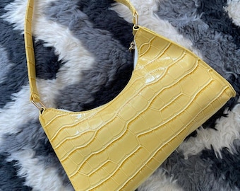 Narciso Cocodrilo Impresión Vintage Bolsa de a las arijas