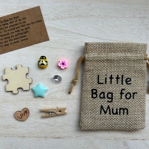 Little Bag for Mum, Birthday Gift, Thoughtful Gift, Gift for Mum, Special Gift, Token Gift, Keepsake, Mothers Day Gift, Charm Bag zdjęcie 6