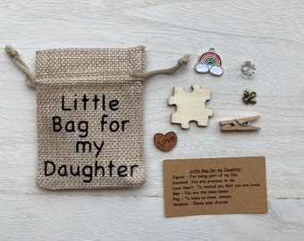 Little Bag for my Daughter, Birthday Gift, Thoughtful Gift, Token Gift, Keepsake, Gifts for Her