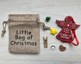 Little Bag of Christmas Charms, Thoughtful Keepsake Gift
