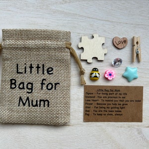 Little Bag for Mum, Birthday Gift, Thoughtful Gift, Gift for Mum, Special Gift, Token Gift, Keepsake, Mothers Day Gift, Charm Bag zdjęcie 1